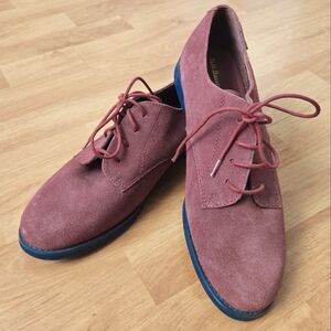 G.H. Bass & Co. Elle Suede Oxford Shoes – Size 10